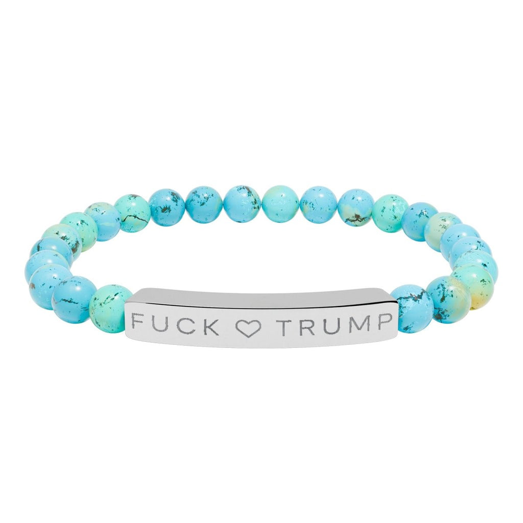 Fuck Trump Bracelet: Anti Trump Jewelry Gift - The Resistance DC
