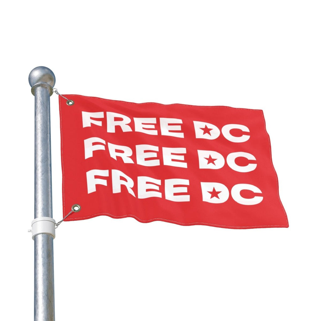 FREE DC Flag (Red) - The Resistance DC