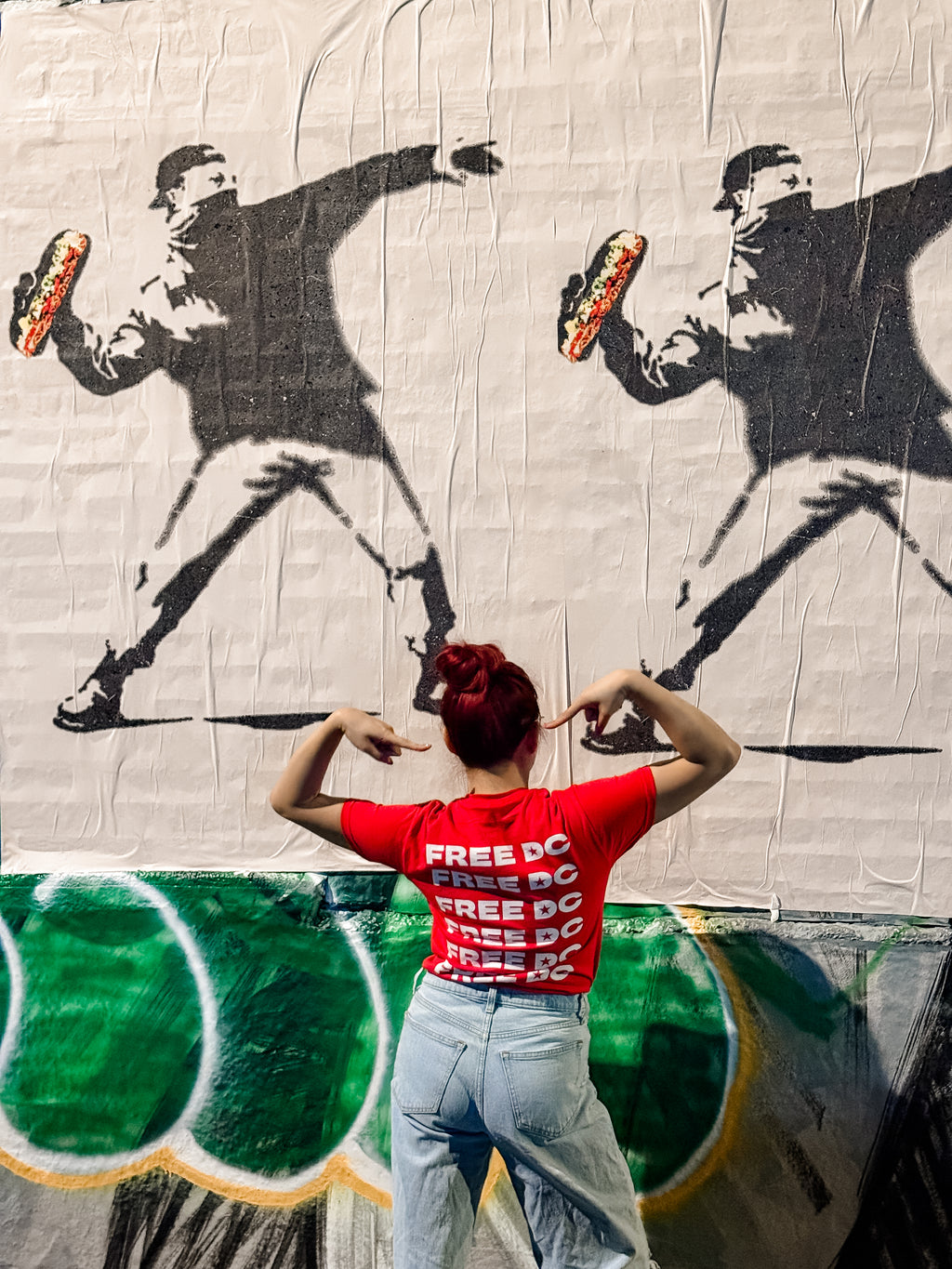 Free DC Sandwich Protest Tshirt