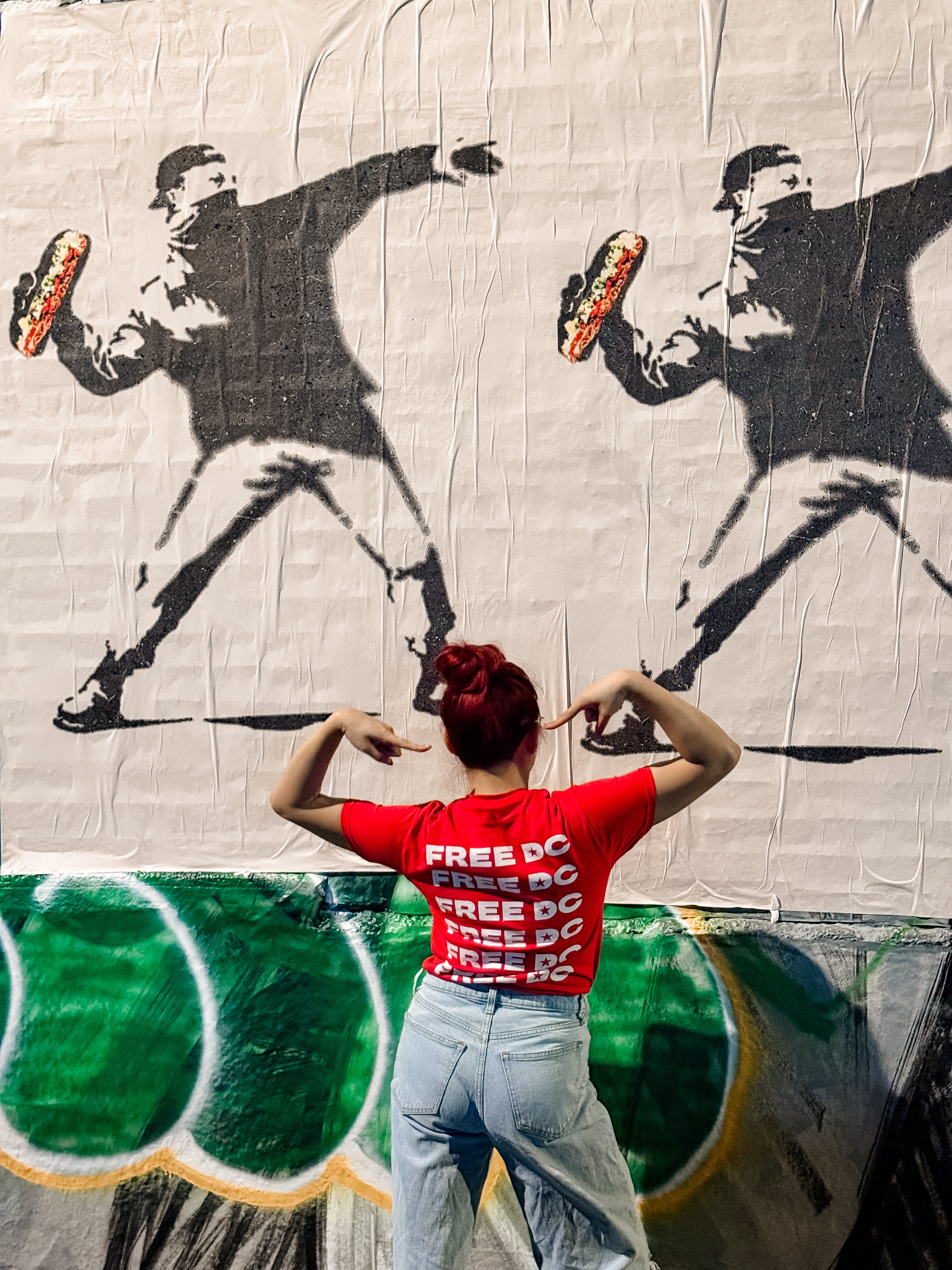 Free DC Sandwich Protest Tshirt