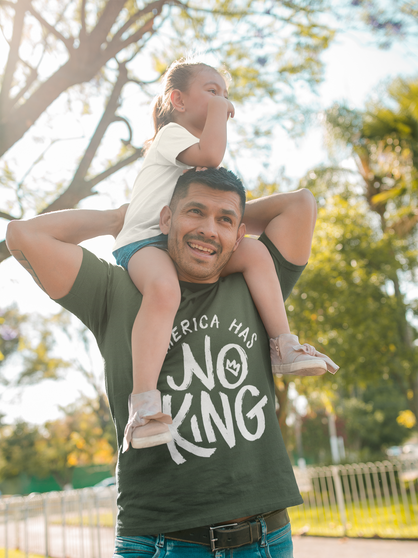America Has No King Shirt, No Kings Protest TShirt, The Resistance DC, Hand-Drawn Lettering