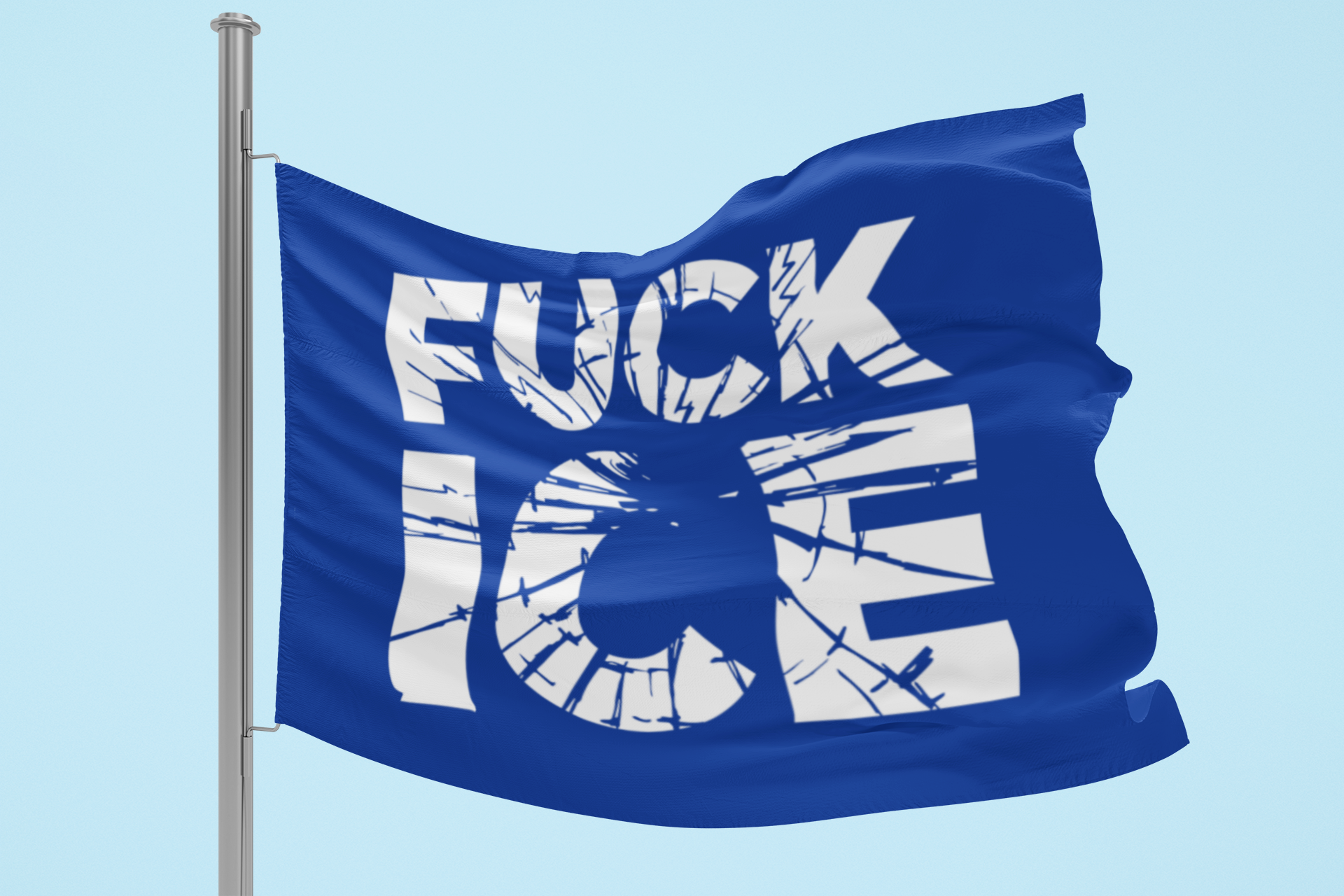 FUCK ICE Flag: Double Sided Protest Flag