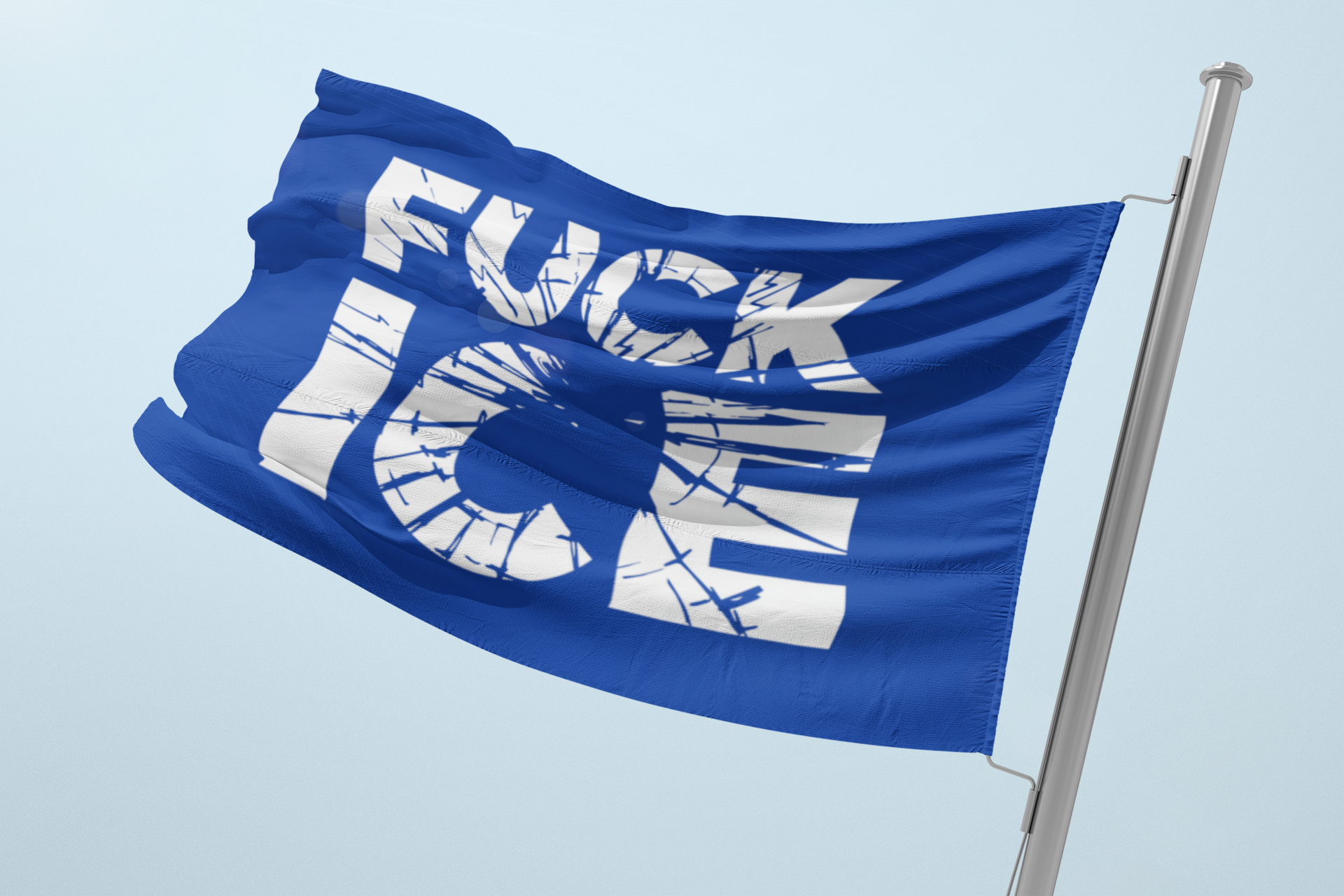 FUCK ICE Flag: Double Sided Protest Flag