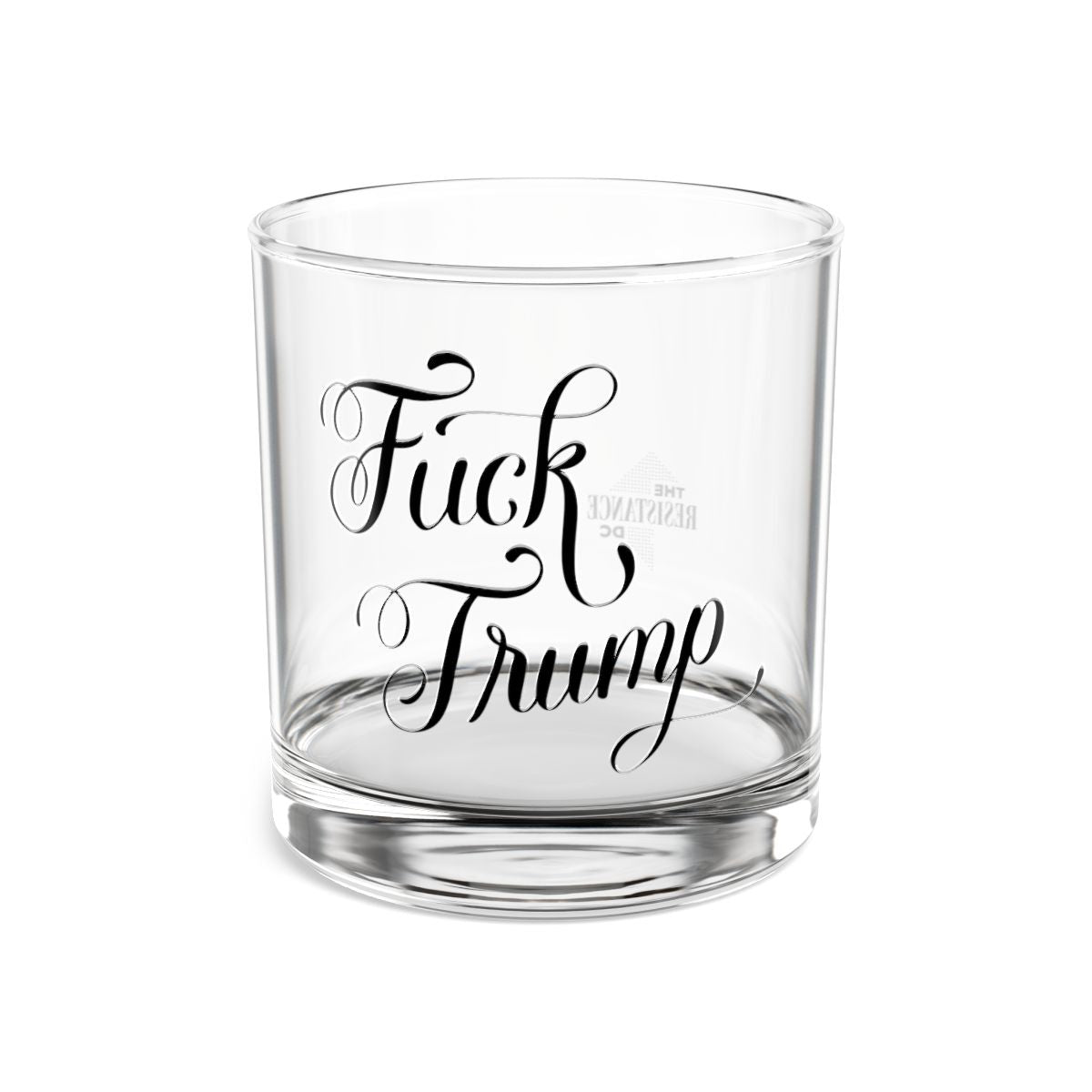 Fuck Trump Whiskey Glass Gift - The Resistance DC
