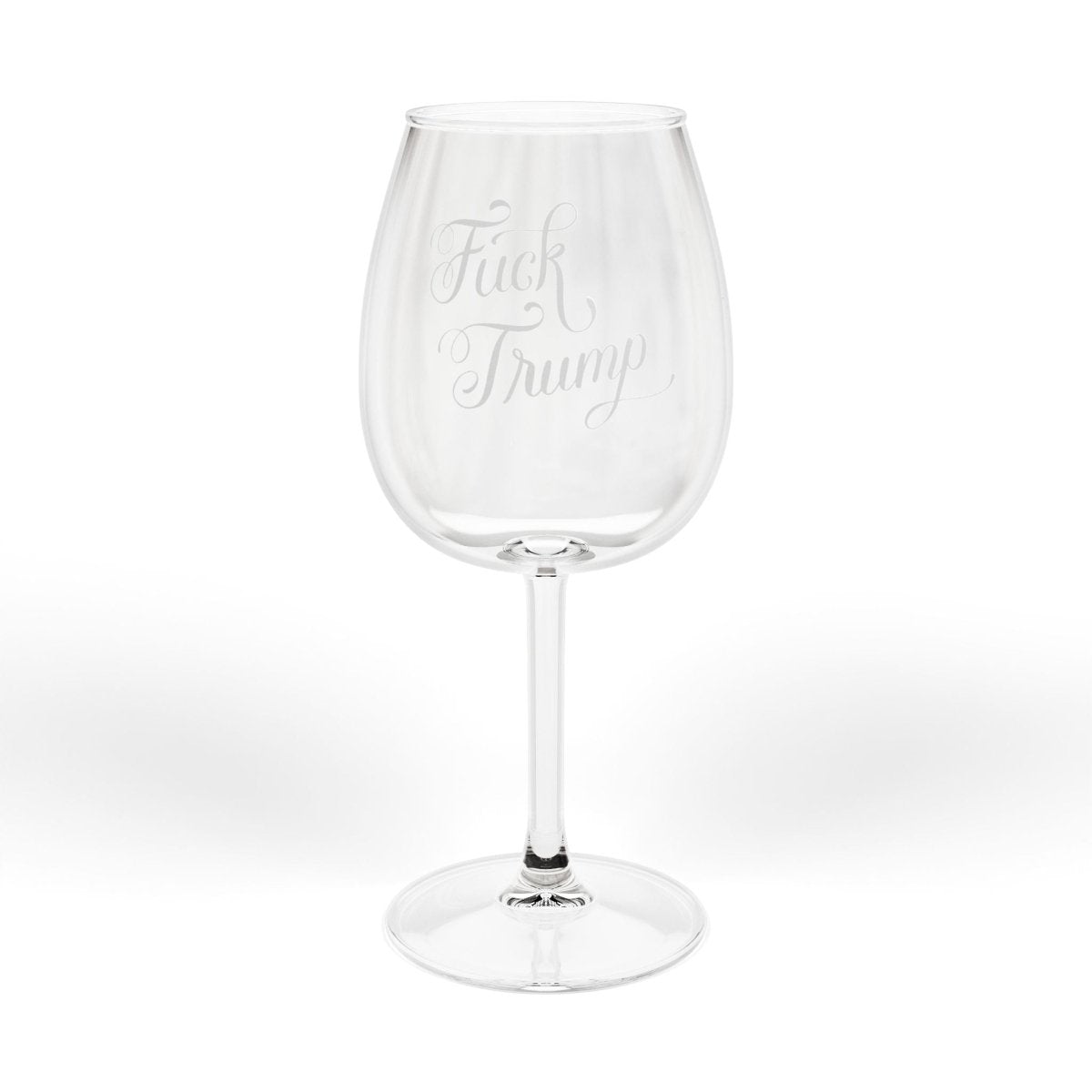 Fuck Trump Wine Glass Gift - The Resistance DC
