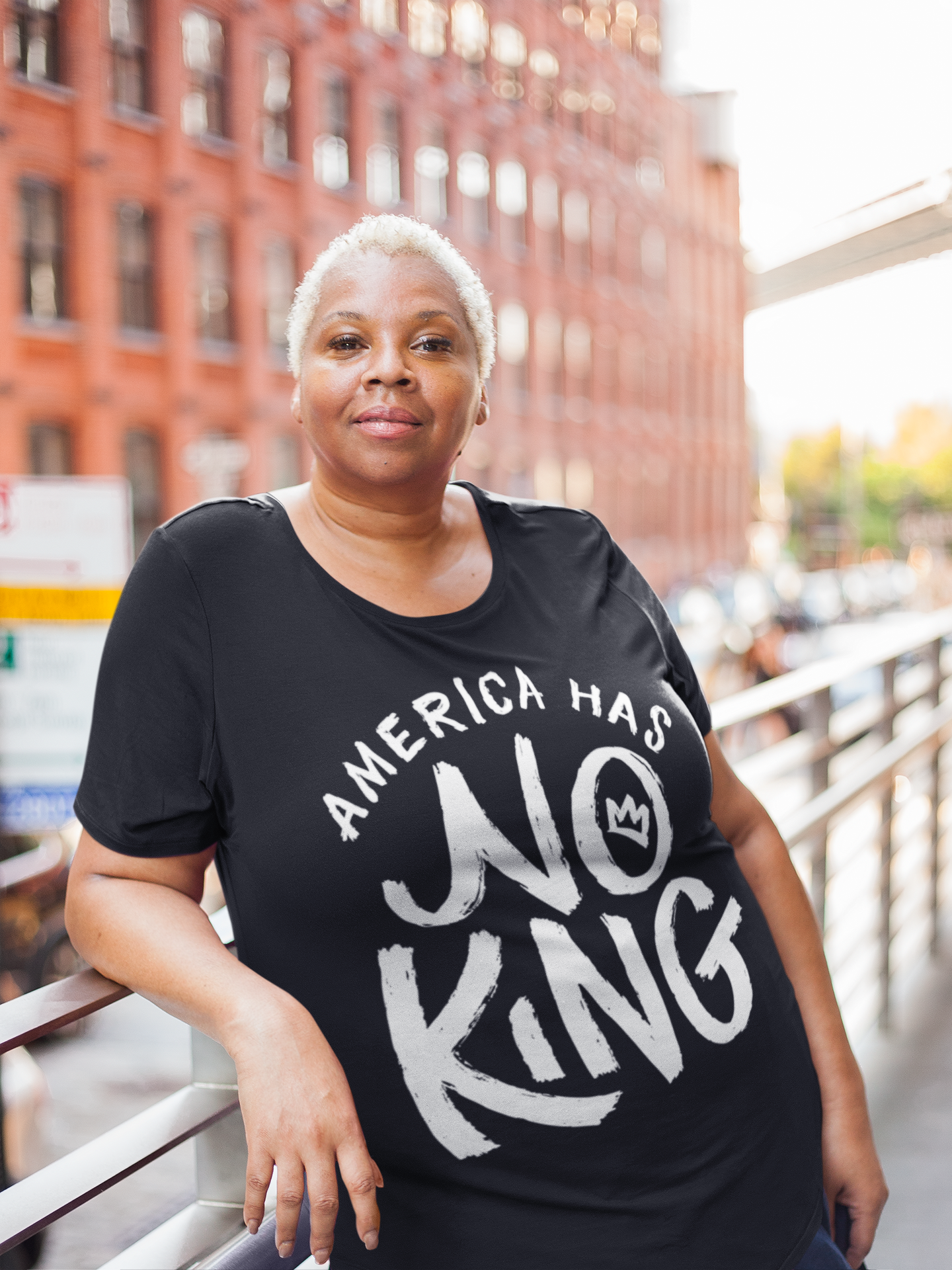 America Has No King Shirt, No Kings Protest TShirt, The Resistance DC, Hand-Drawn Lettering